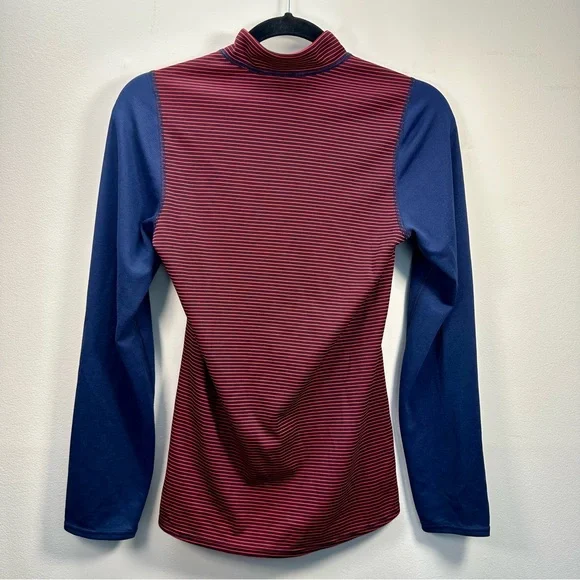 Patagonia Men’s Capilene 2 Lightweight Half-Zip Baselayer, Red and Navy Pullover - Picture 3 of 12